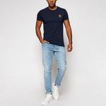 Футболка мужская синяя Versace, синий - фото 4