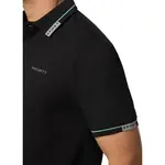 Поло с коротким рукавом Hackett City Tip, черный - фото 6