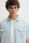 Хлопковая рубашка SS DALTON WORKER WW Levi'S, синий - фото 4
