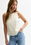 Топ EMBROIDERED - Blouse New Look, белый - фото