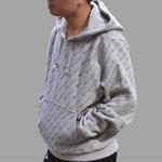 Толстовка унисекс серая Champion, серый - фото 4