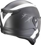 Шлем Scorpion covert fx gallus, Black Matt/White - фото 2