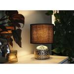 Настольная лампа KONSIMO, 21x21x30 см, серебристый/черный - фото 2