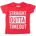 Футболка Straight Outta Timeout 60 SECOND MAKEOVER, красный - фото