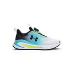 Кроссовки детские детские Mid-top белые Under Armour, зеленый - фото 2