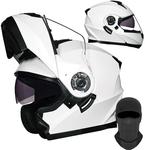 Шлем мотоциклетный Labzaa, белый - фото