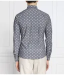 Рубашка roan_f Slim fit Boss, серый - фото 4