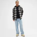 Мужская рубашка GAP, черный - фото 5