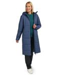 Женское утепленное пальто Harbour с капюшоном Rohan, Ocean Blue - фото 4