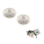 Серьги Orb Pearl Vivienne Westwood, серебряный - фото