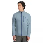 Флис Spyder Bandit full zip, синий - фото