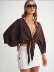 MixRay Блузка в коричневом цвете - фото 5