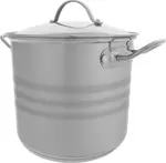 Стальная кастрюля с крышкой 20 см 5 л KADAX - фото 2