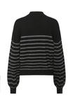 Джемпер Kaffe LIZZ TURTLENECK, Black/Silver Stripe/Black - фото 6