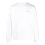 Толстовка Men's OFF-WHITE SS22 Solid Color Round Neck Long Sleeves Version White, белый - фото