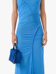 Платье макси Menny с драпированными деталями Gestuz, Palace Blue - фото 4