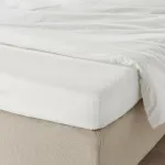 Простынь на подгонке, белая, 90х200 см, TAGGVALLMO IKEA - фото 5