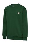 Толстовка Hummel LOOSE CREWNECK BEE, Dark Green - фото 4