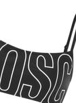 Топ бикини с логотипом Moschino, черный - фото 2