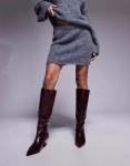 Мини-юбка из шерстяной смеси ASOS DESIGN темно-серого цвета - фото 5