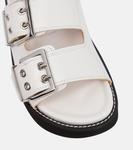 Кожаные сандалии Ganni, Egret - фото 6