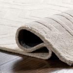 nuLOOM ковер 77 x 244 см Hand Woven Ambrose Runner, Ivory - фото 5