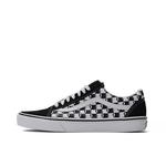 Vans Кроссовки Old Skool Low Top для скейтбординга унисекс, черные, белые - фото
