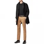 HUGO BOSS Мужское черное пальто Black - фото 3