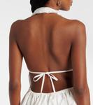 Собранный топ на завязках Dries Van Noten, белый - фото 6