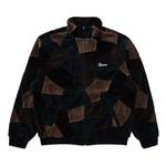 Спортивная куртка Supreme Patchwork Velour Track Jacket, Dark Navy - фото