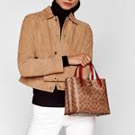 COACH Кожаная сумка тоут - фото 8