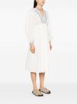 A.P.C. платье миди Anni, белый - фото 3