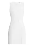 Мини-платье без рукавов Hervé Léger, белый - фото