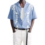 Рубашка мужская индиго Zara, индиго - фото 5