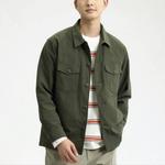 Куртка-рубашка Uniqlo (Jersey) Unisex, 57 оливковый - фото 4