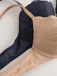 Бюстгальтер пуш-ап Next, бежевый/темно-синий - фото 6