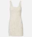 Мини-платье Le Sable с бисером Staud, слоновая кость - фото