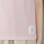 Поло с логотипом THOM BROWNE, светло-розовый - фото 8