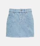 Джинсовая мини-юбка Весна MARANT ETOILE, синий - фото