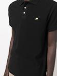Moose Knuckles рубашка поло с нашивкой-логотипом, черный - фото 5
