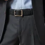 GUCCI Кожаный ремень с резиновым эффектом, Black - фото 7