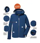 Куртка Killtec softshell "Мужская куртка softshell", синий - фото 5