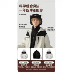 Унисекс Куртка Jeep, Экрю (Трехслойное Утепленное Пальто) - фото 4