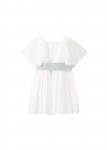 MANGO KIDS Платье 'Teresab' в белом цвете - фото