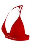 Бюстгальтер-треугольник Tommy Hilfiger с завязками на шее, красный - фото 3