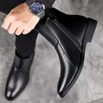 Черные короткие берцы Romon для мужчин - фото 4