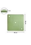 Нескользящий коврик для душа 60x60см BLASIC Wohndirect, grün - фото 2