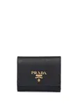 Кошелек с логотипом Prada, черный - фото