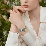 VERSACE Часы Women's Mini Vanity Watch, Green Dial - фото 4