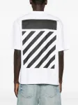 Футболка с графическим принтом OFF-WHITE, белый - фото 3